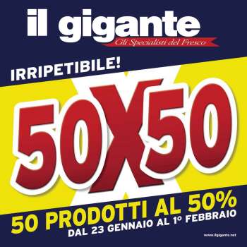 Volantino Il Gigante - 23/1/2023 - 1/2/2023.