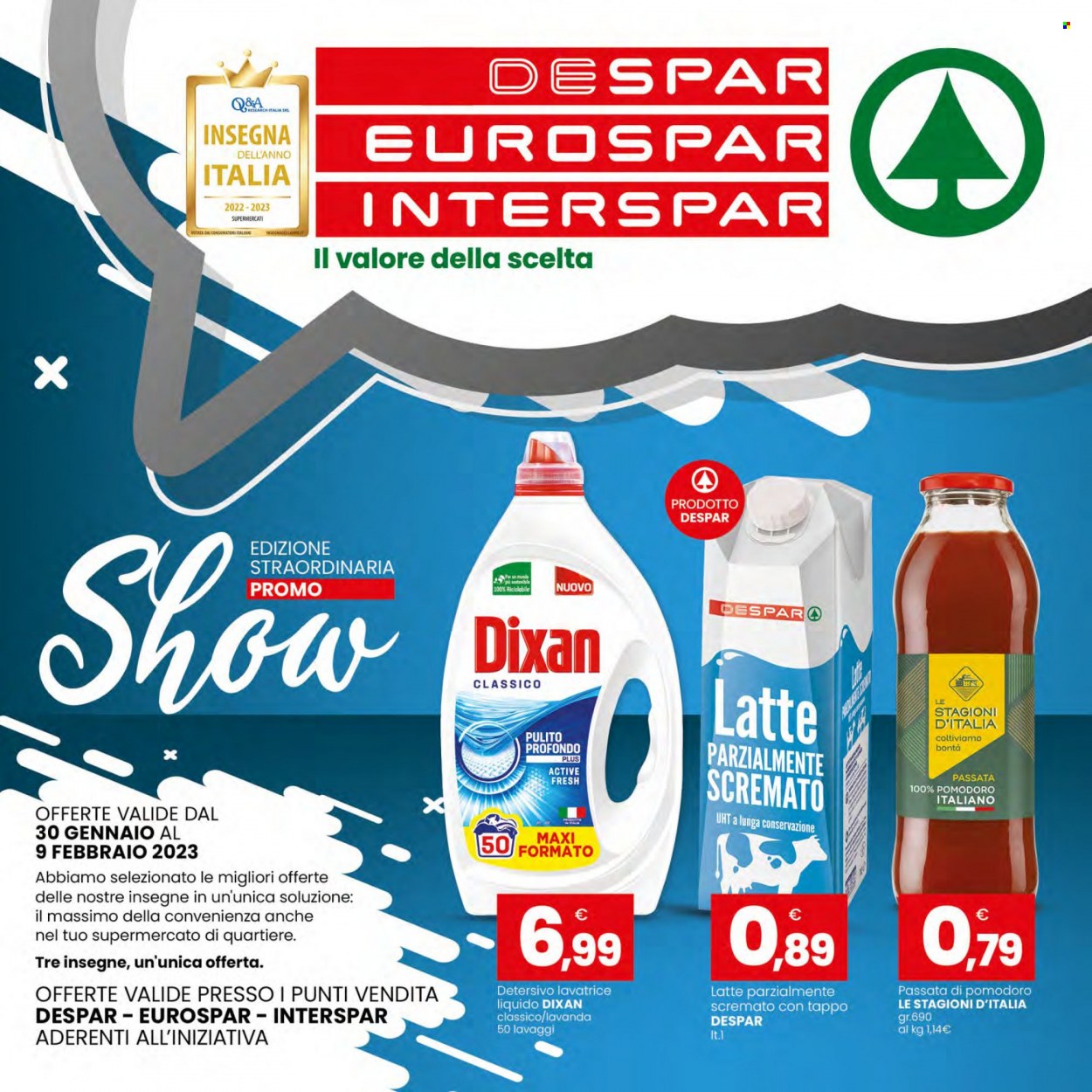 Volantino Eurospar - 30/1/2023 - 9/2/2023. Pagina 1