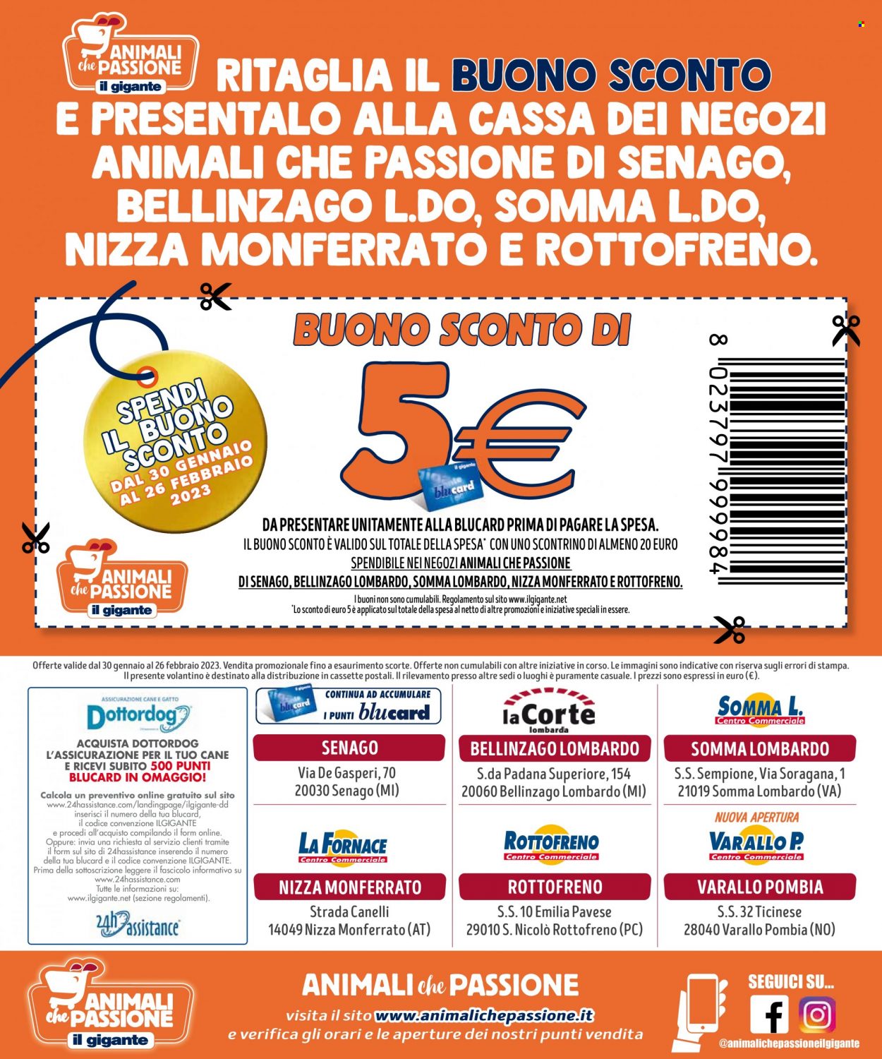 Volantino Il Gigante - 30/1/2023 - 26/2/2023. Pagina 8