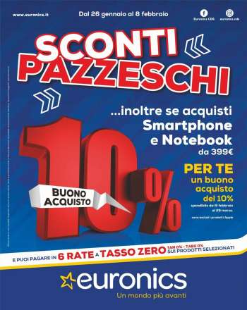 Volantino Euronics - 26/1/2023 - 8/2/2023.