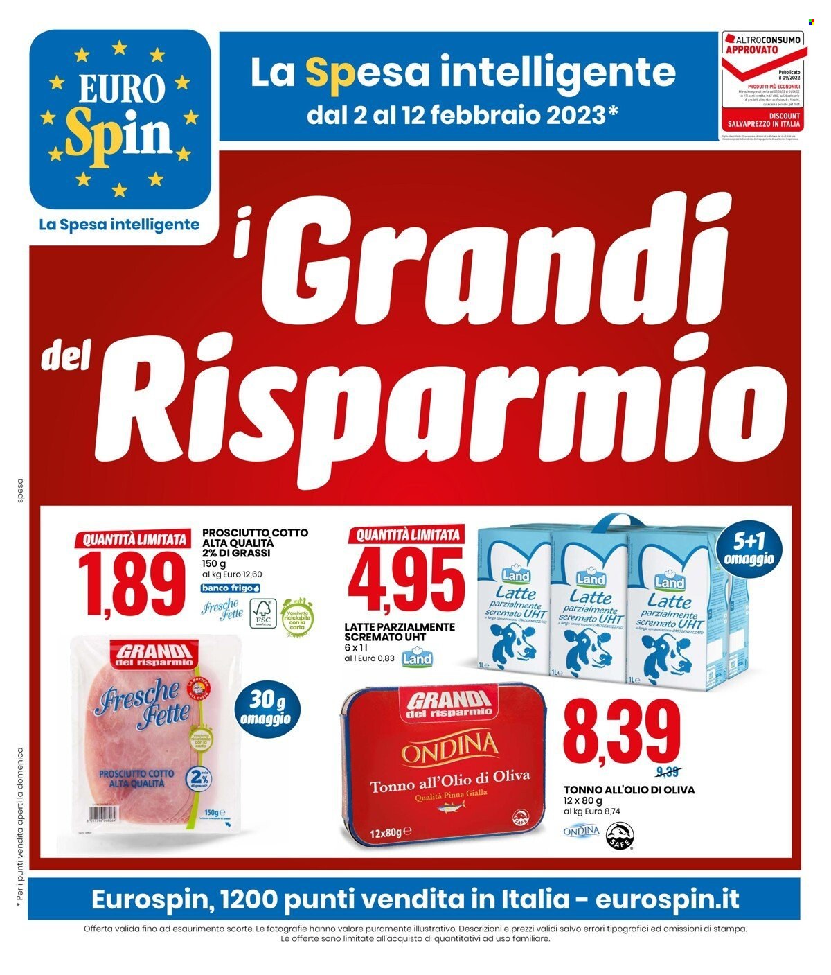Volantino EuroSpin - 2/2/2023 - 12/2/2023. Pagina 1