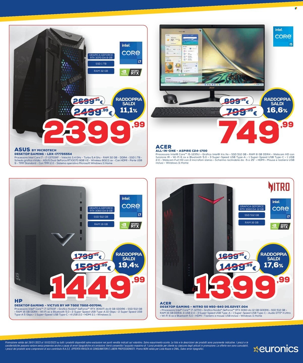 Volantino Euronics - 26/1/2023 - 10/2/2023. Pagina 9