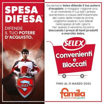 Volantino Famila - 27/1/2023 - 31/3/2023.