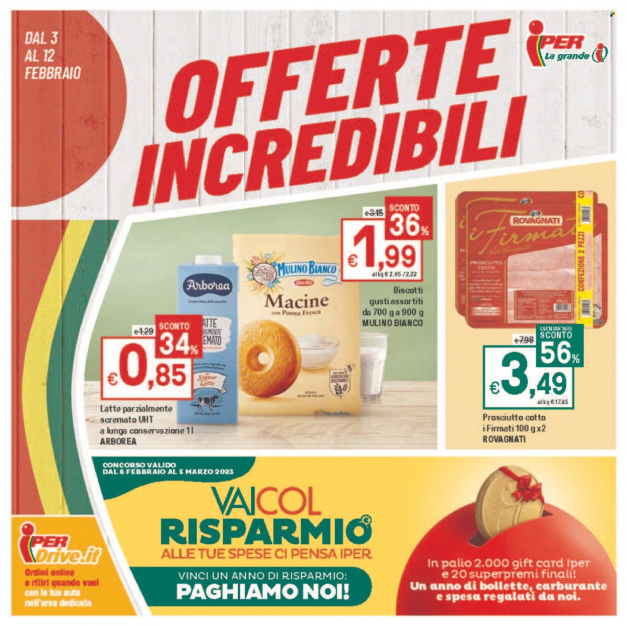 Volantino Iper, La grande i - 3/2/2023 - 12/2/2023. Pagina 1