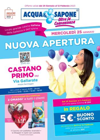 Volantino Acqua & Sapone - 25/1/2023 - 12/2/2023.