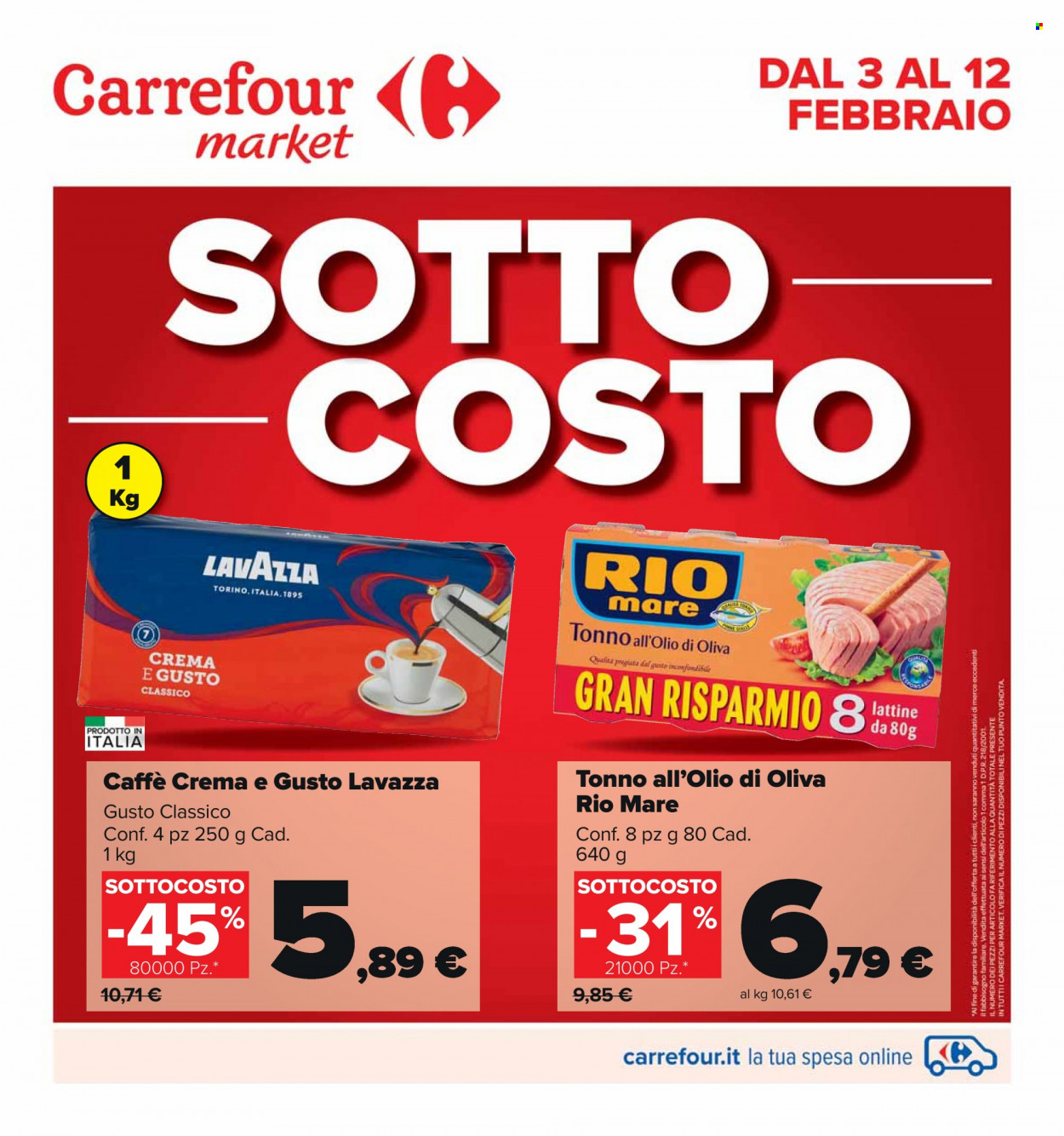 Leták Carrefour - 3.2.2023 - 12.2.2023. Strana 1