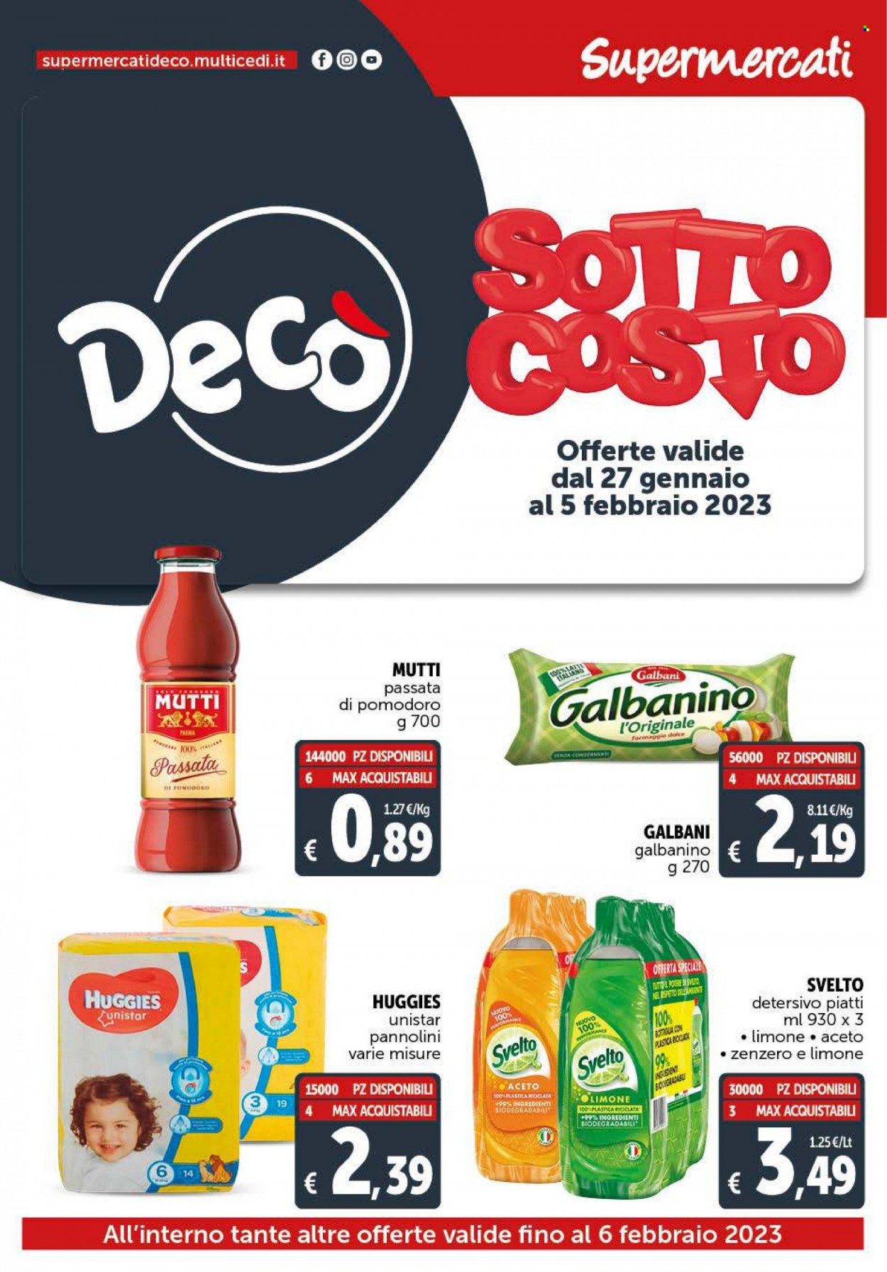 Volantino Deco - 27/1/2023 - 6/2/2023. Pagina 1