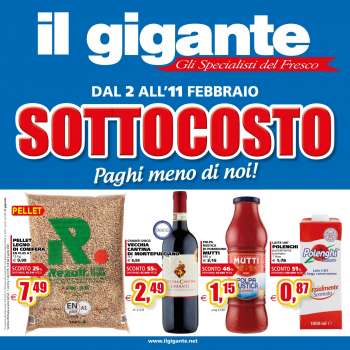 Volantino Il Gigante - 2/2/2023 - 11/2/2023.