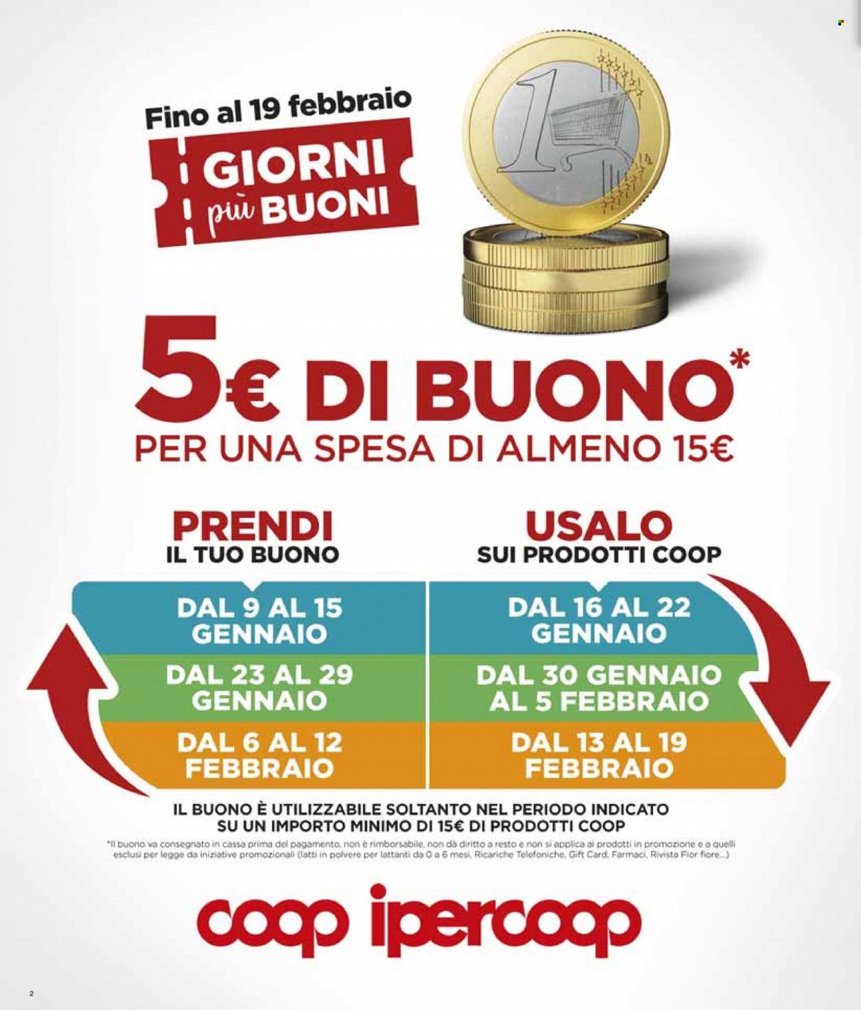 Volantino Coop - 2/2/2023 - 15/2/2023. Pagina 2