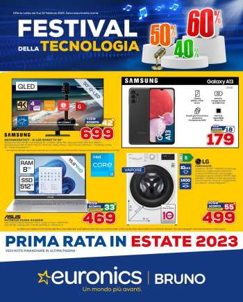 Volantino Euronics - 6/2/2023 - 22/2/2023.