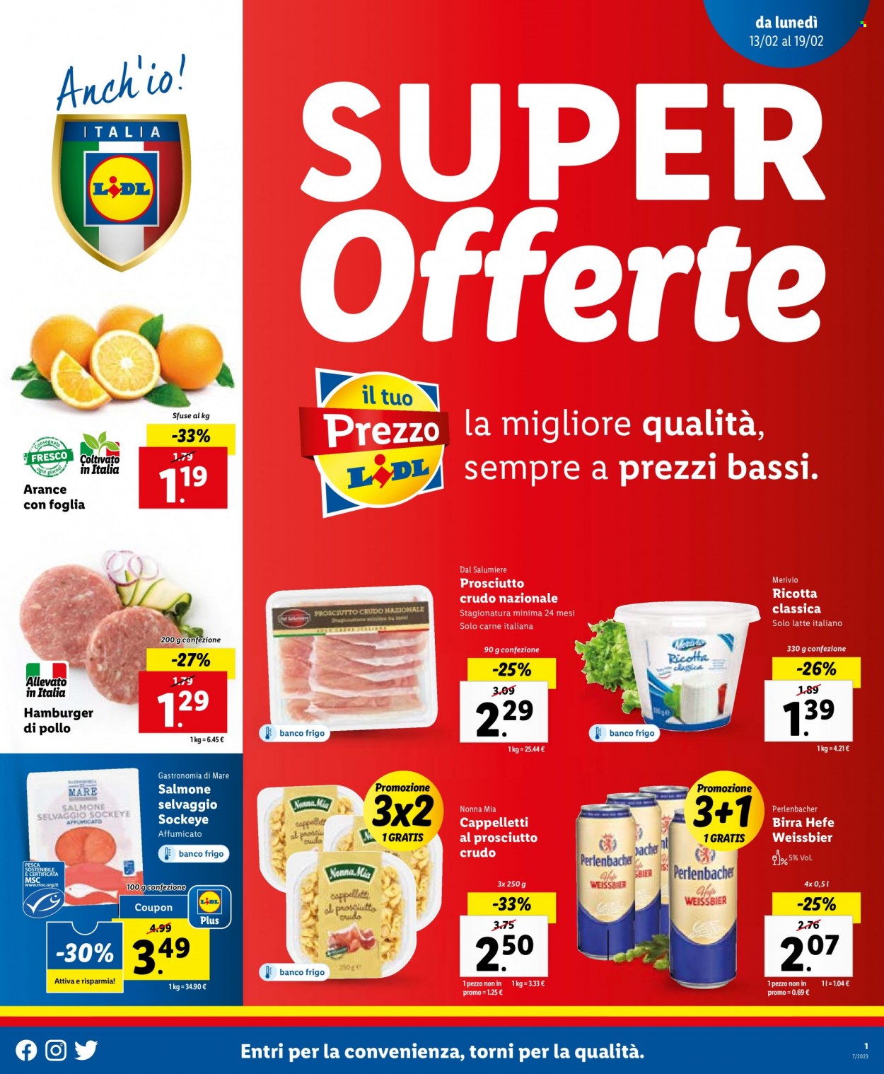 Volantino Lidl - 13/2/2023 - 19/2/2023. Pagina 1
