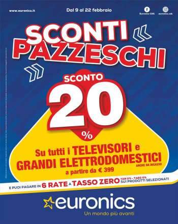 Volantino Euronics - 9/2/2023 - 22/2/2023.