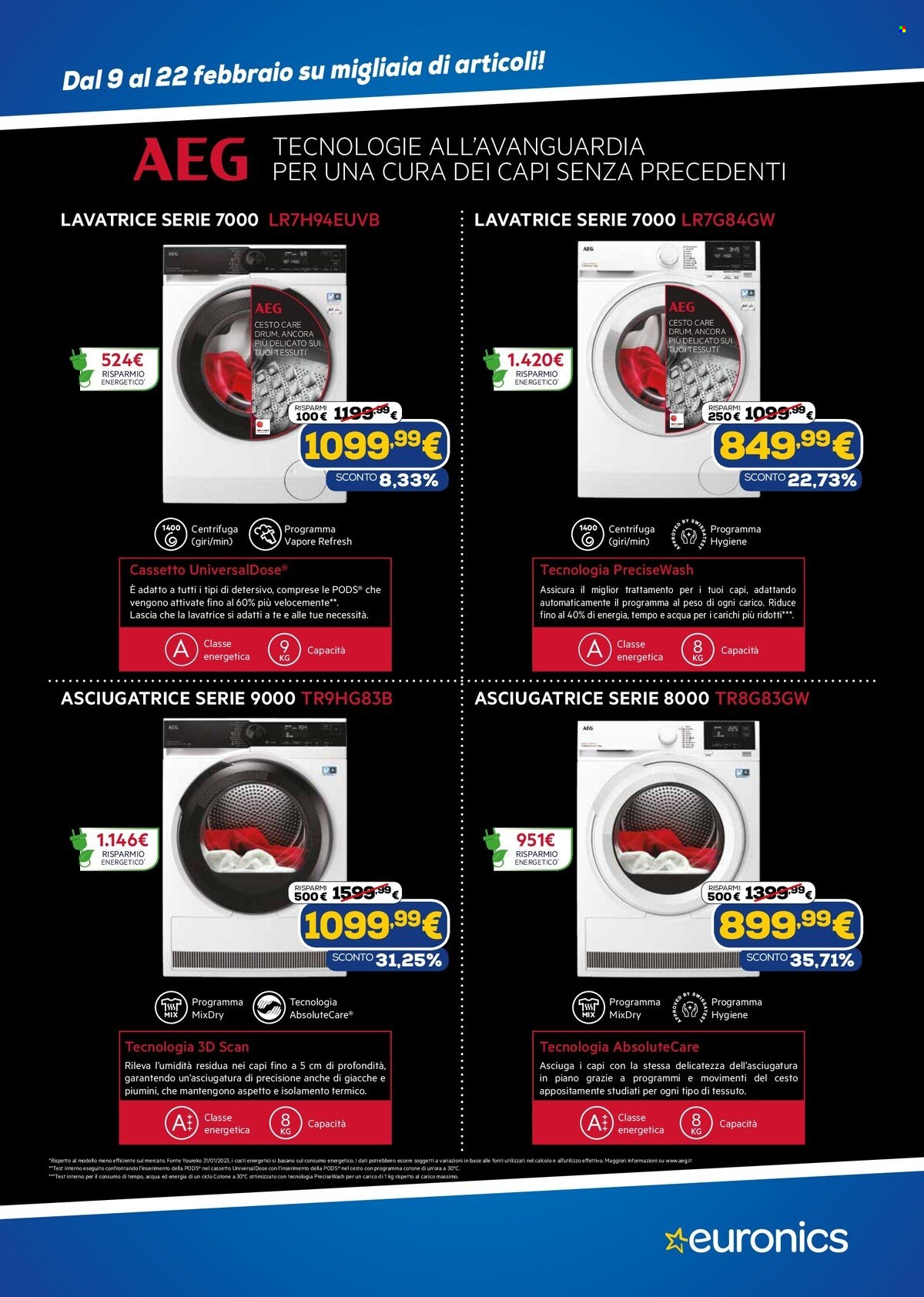 Volantino Euronics - 9/2/2023 - 22/2/2023. Pagina 23