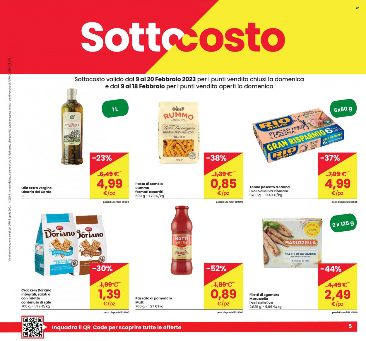 Volantino Eurospar - 9/2/2023 - 22/2/2023. Pagina 5