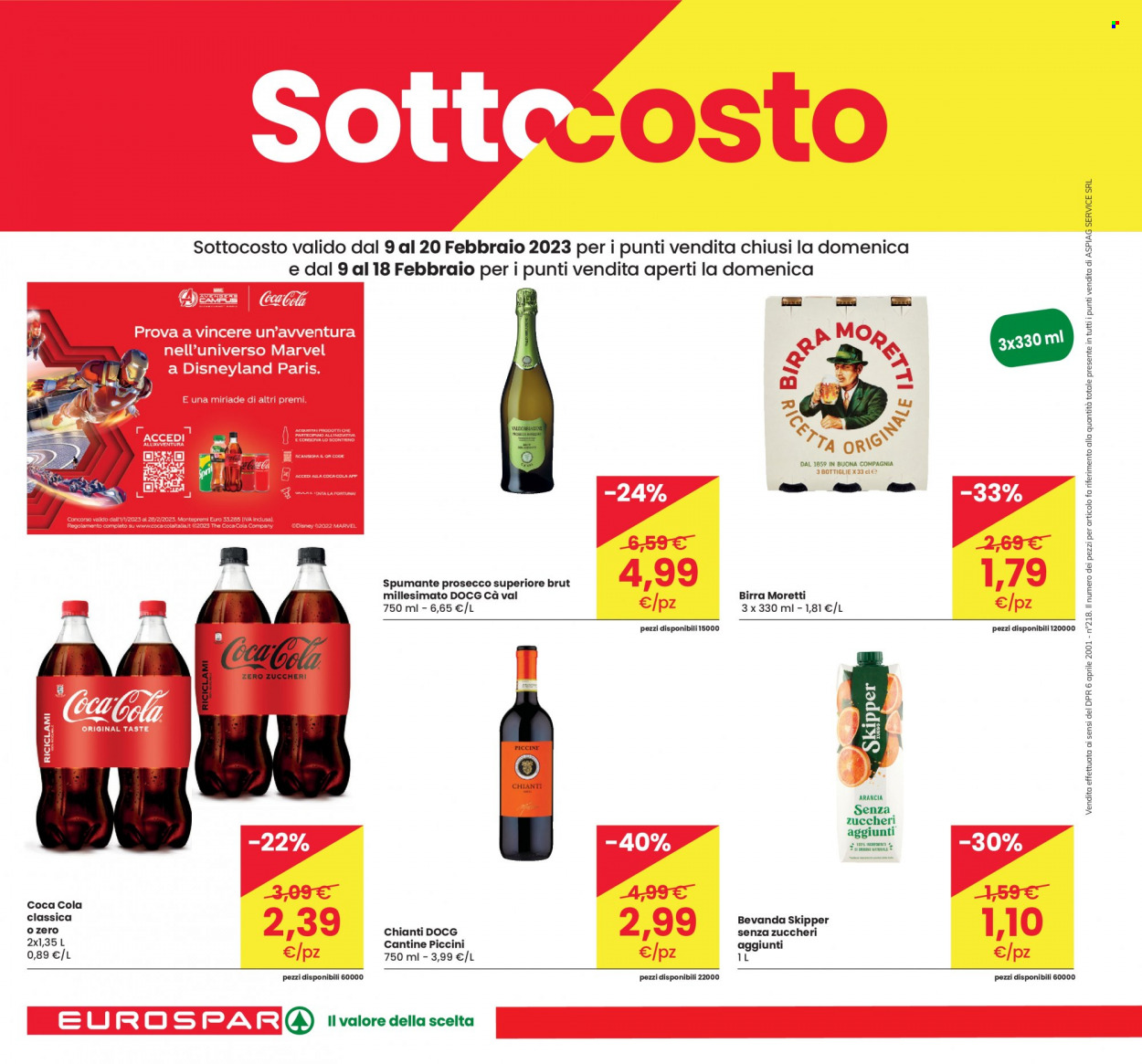 Volantino Eurospar - 9/2/2023 - 22/2/2023. Pagina 6