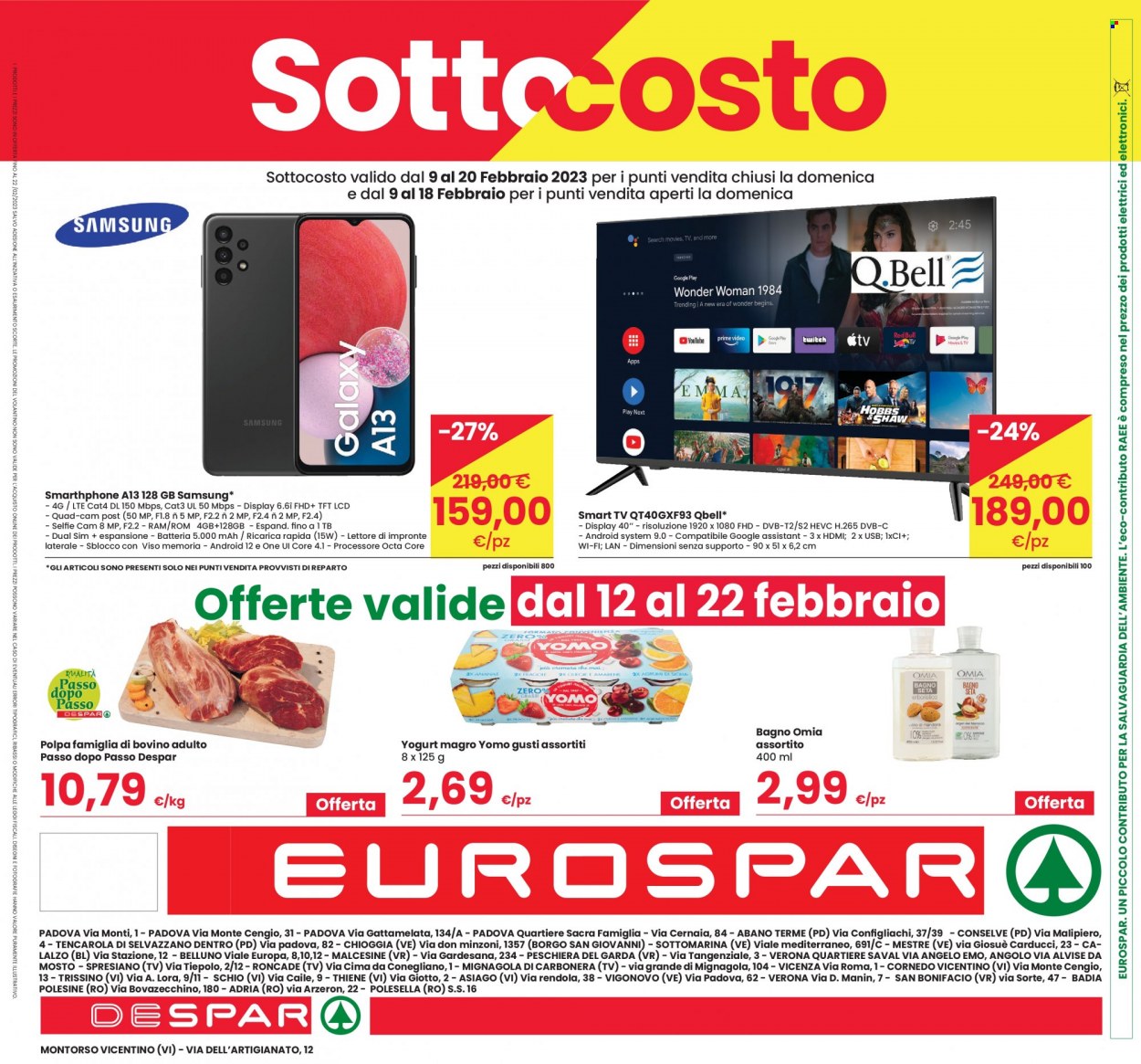 Volantino Eurospar - 9/2/2023 - 22/2/2023. Pagina 28