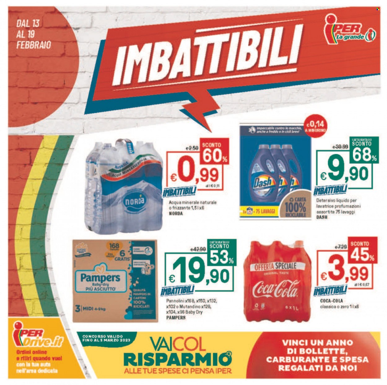 Volantino Iper, La grande i - 13/2/2023 - 19/2/2023. Pagina 1
