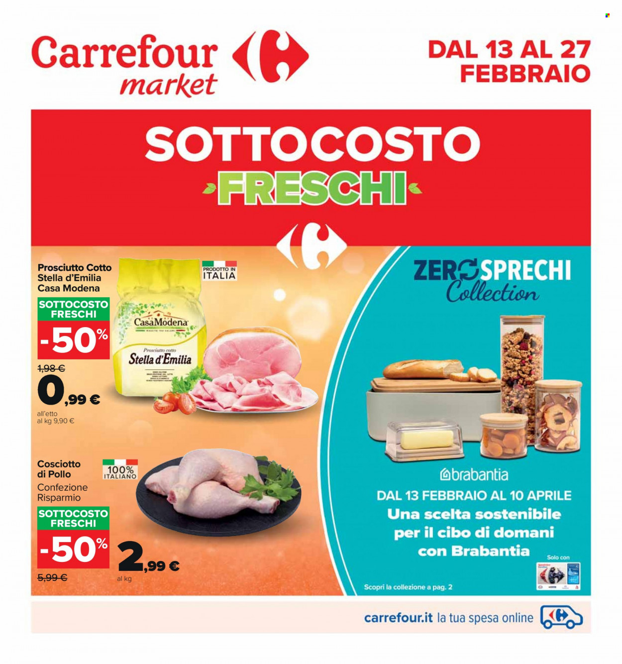 Leták Carrefour - 13.2.2023 - 27.2.2023. Strana 1