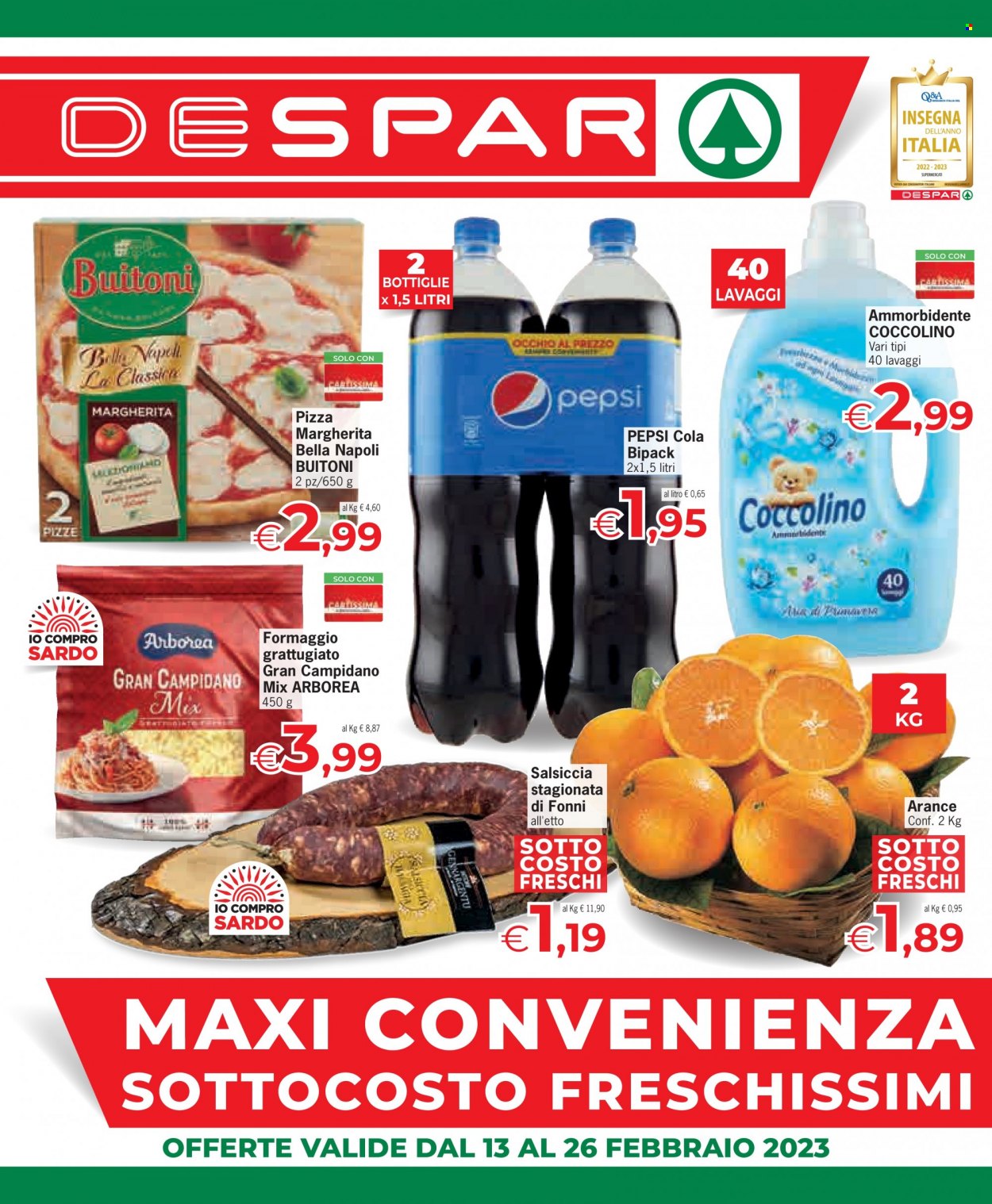 Volantino Despar - 13/2/2023 - 26/2/2023. Pagina 1