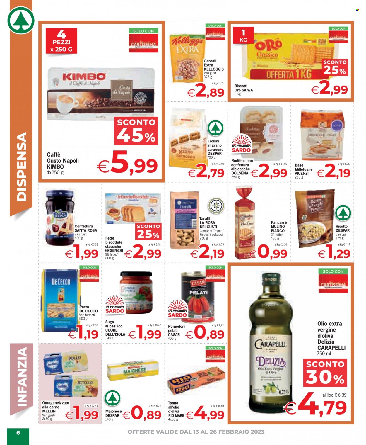 Volantino Despar - 13/2/2023 - 26/2/2023. Pagina 6