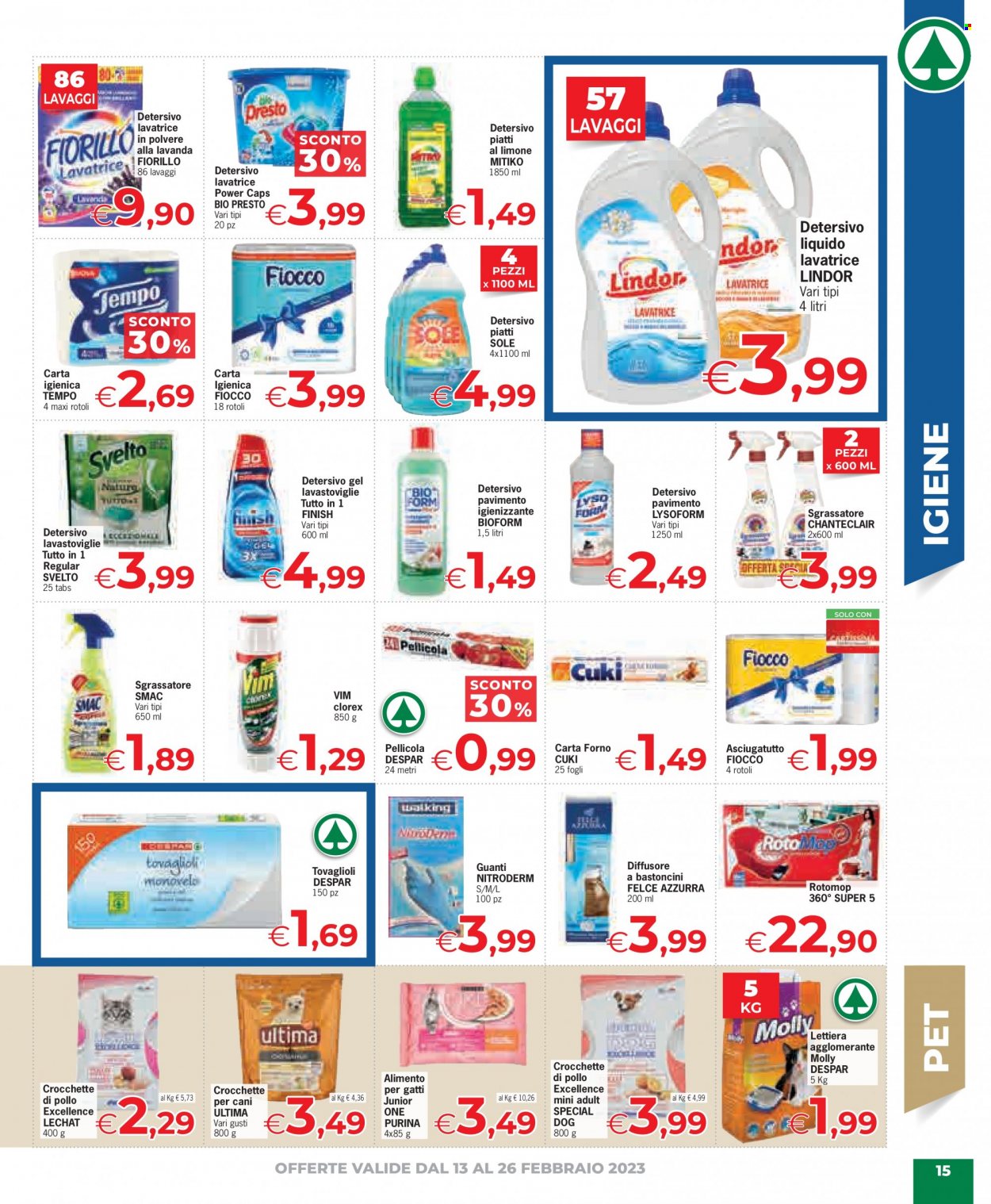 Volantino Eurospar - 13/2/2023 - 26/2/2023. Pagina 15
