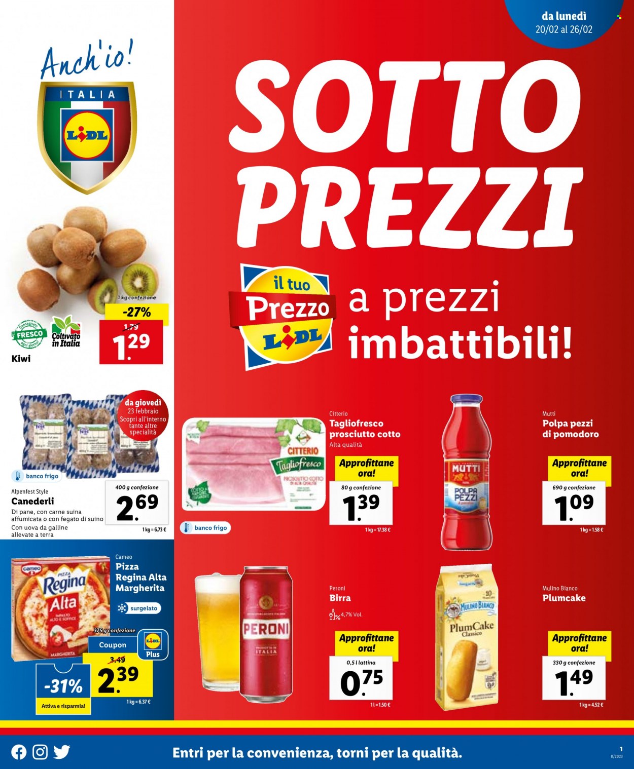 Volantino Lidl - 20/2/2023 - 26/2/2023. Pagina 1