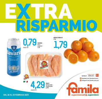 Volantino Famila - 16/2/2023 - 22/2/2023.