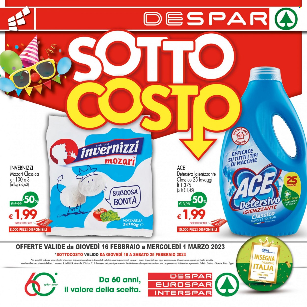 Volantino Despar - 16/2/2023 - 1/3/2023. Pagina 1