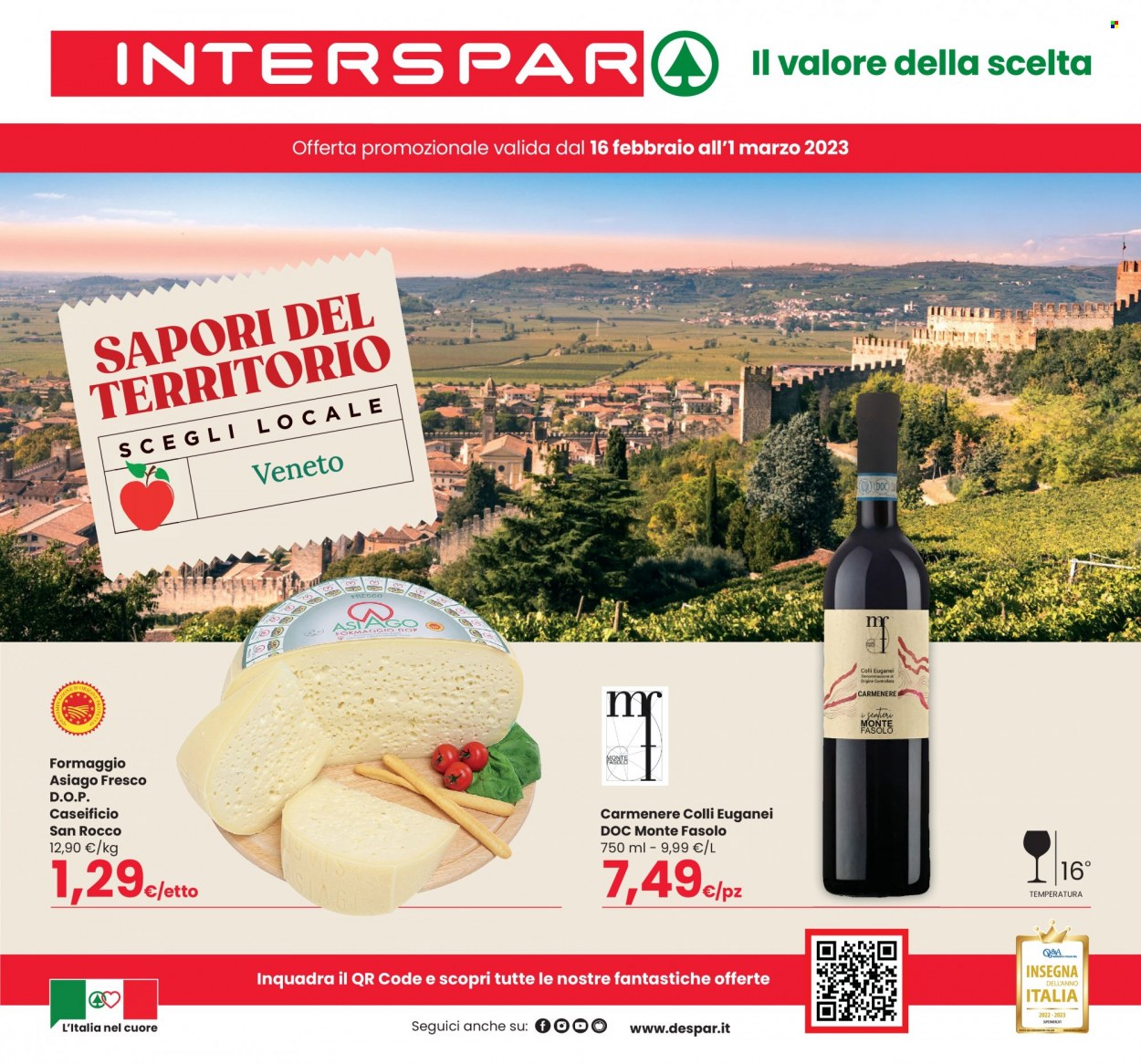 Volantino Interspar - 16/2/2023 - 1/3/2023. Pagina 1