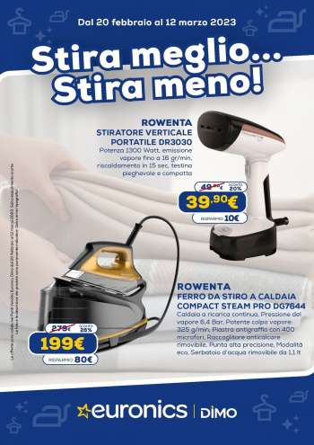Volantino Euronics - 20/2/2023 - 12/3/2023.