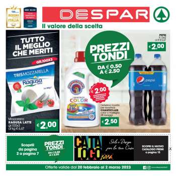 Volantino Despar - 20/2/2023 - 2/3/2023.