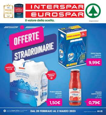 Volantino Eurospar - 20/2/2023 - 2/3/2023.