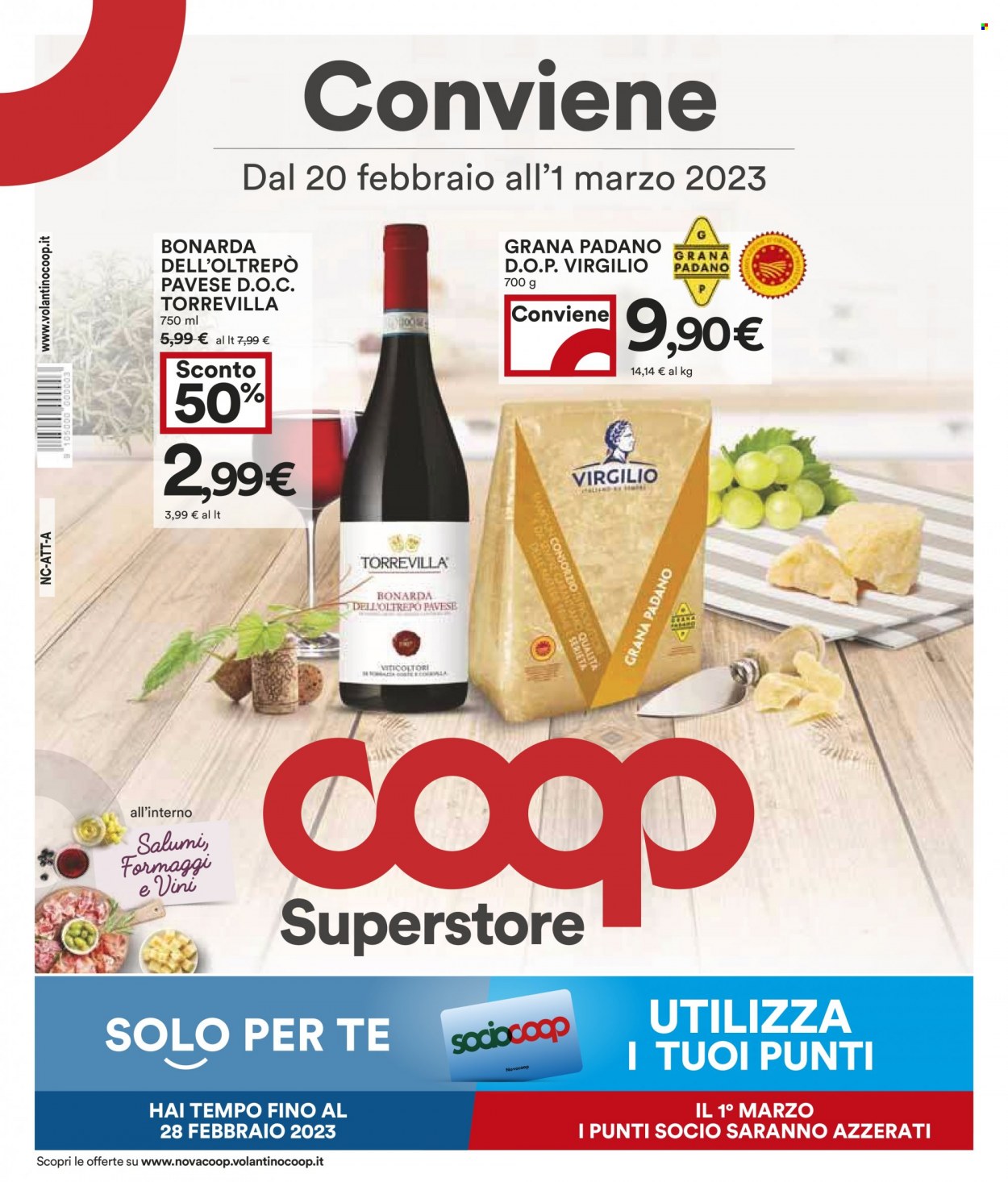 Leták Coop - 20.2.2023 - 1.3.2023. Strana 1