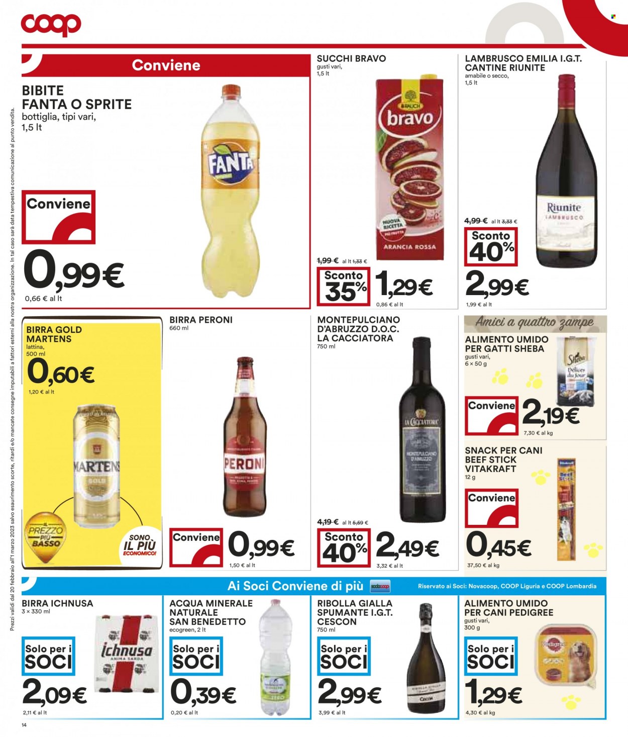 Leták Coop - 20.2.2023 - 1.3.2023. Strana 14