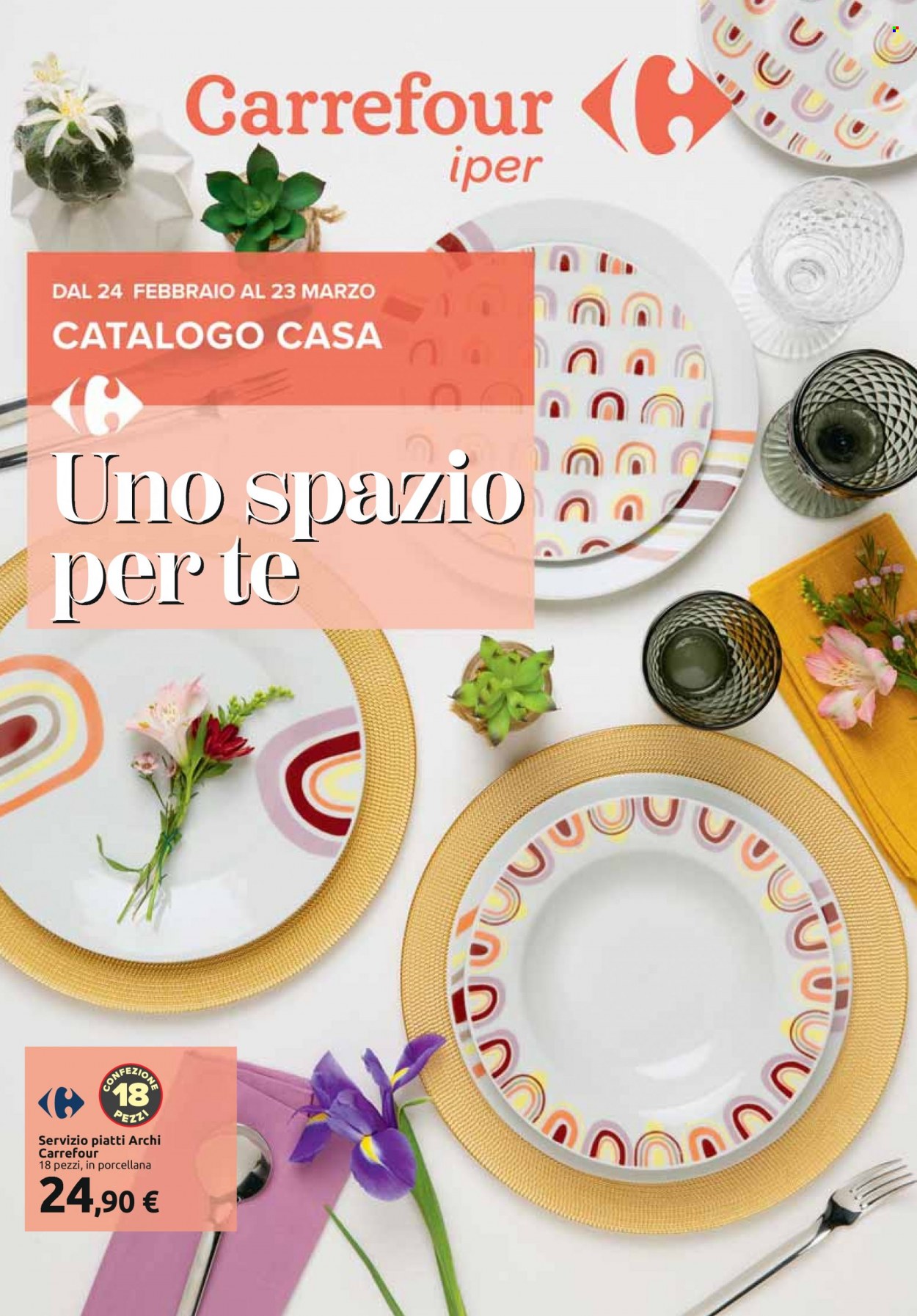 Volantino Carrefour - 24/2/2023 - 23/3/2023. Pagina 1