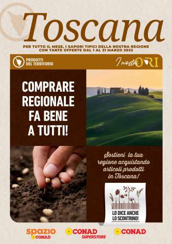 Volantino Conad - 1/3/2023 - 31/3/2023.