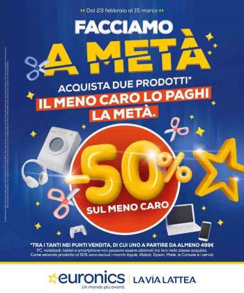 Volantino Euronics - 23/2/2023 - 15/3/2023.