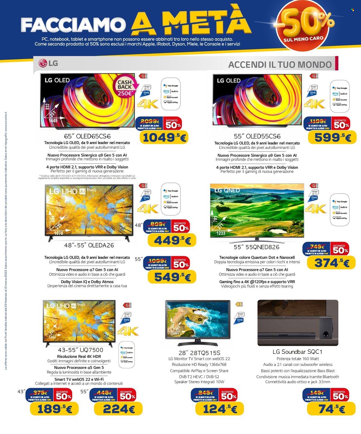 Volantino Euronics - 23/2/2023 - 15/3/2023. Pagina 10