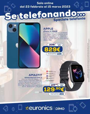 Volantino Euronics - 23/2/2023 - 15/3/2023.