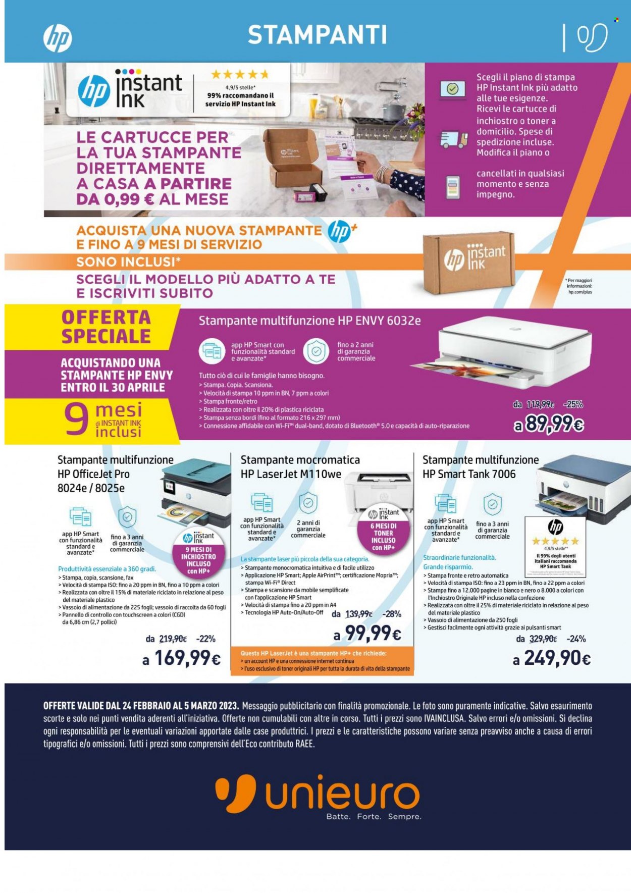 Volantino Unieuro - 24/2/2023 - 5/3/2023. Pagina 7
