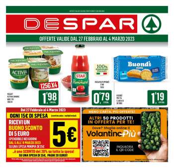 Leták Despar - 27.2.2023 - 4.3.2023.