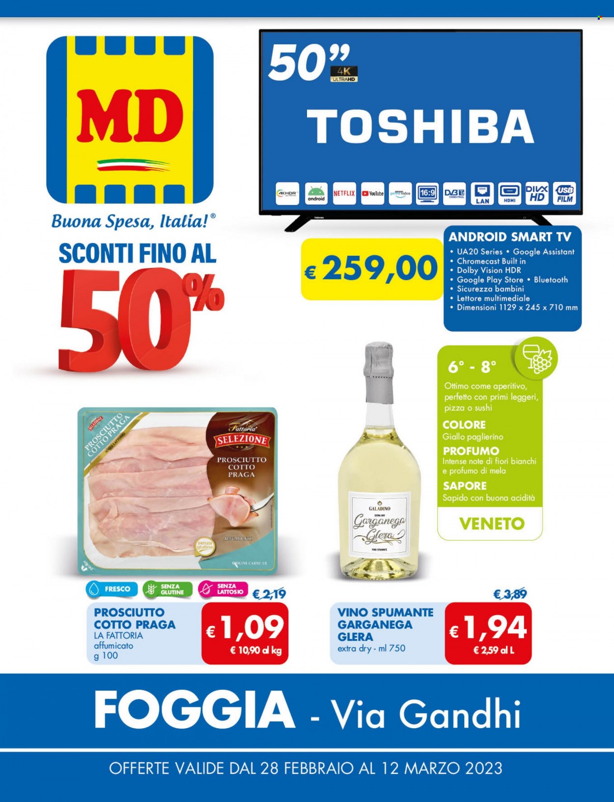 Volantino MD Discount - 28/2/2023 - 12/3/2023. Pagina 1