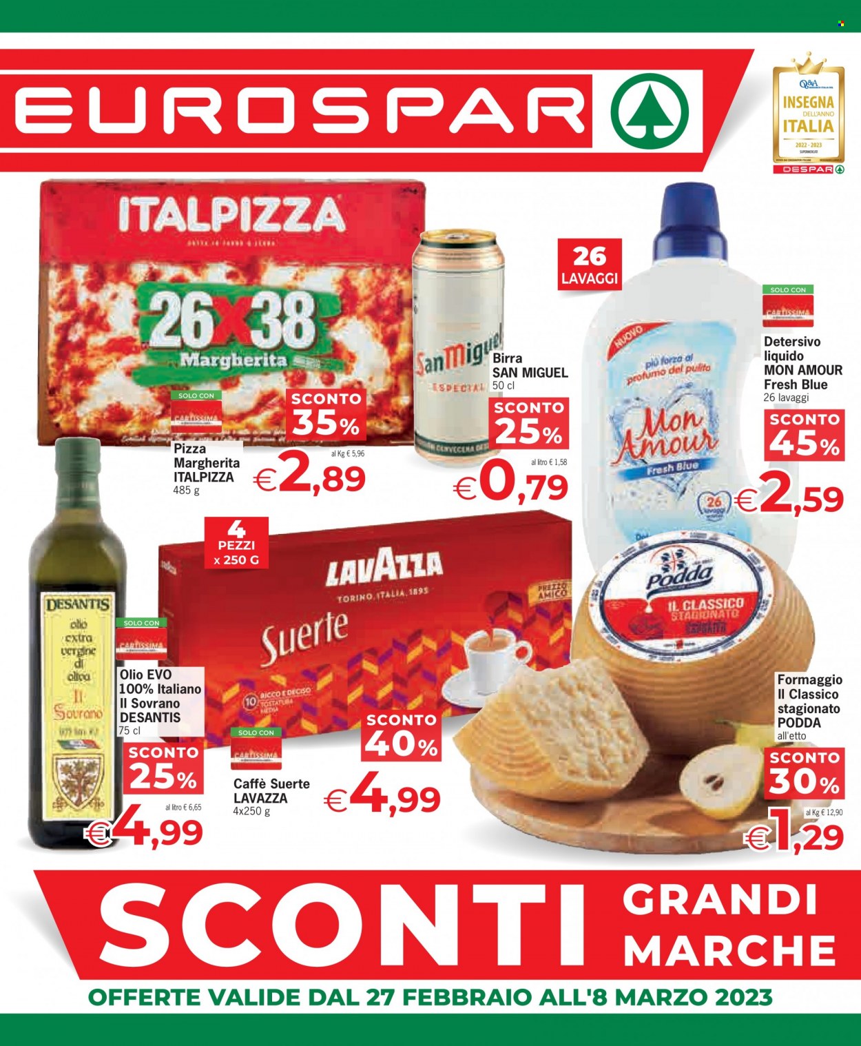 Leták Eurospar - 27.2.2023 - 8.3.2023. Strana 1