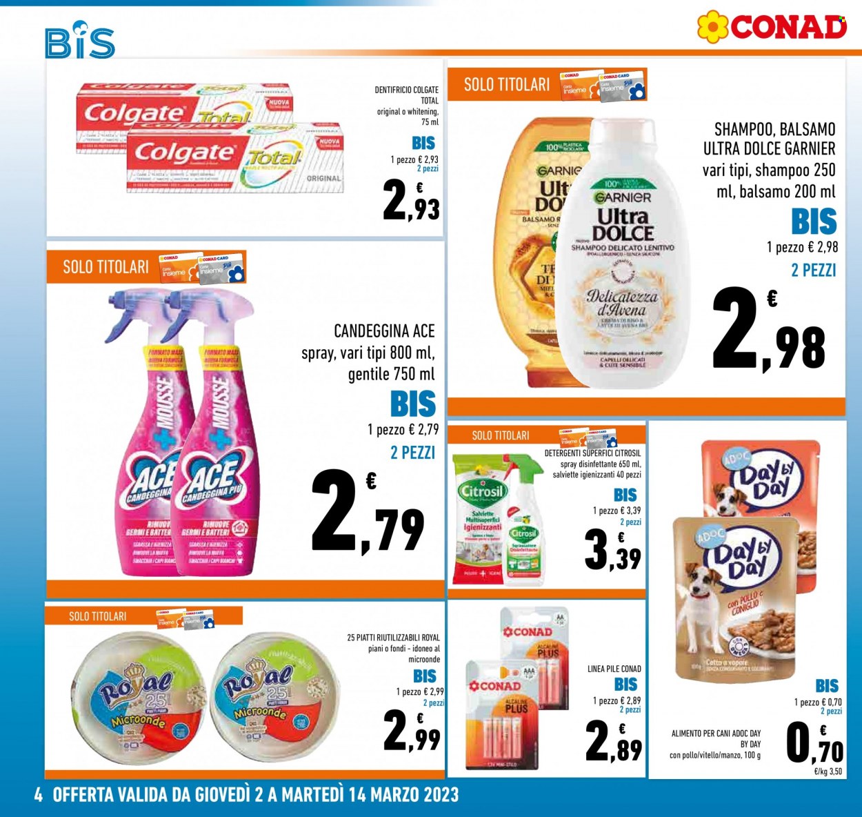 Leták Conad - 2.3.2023 - 14.3.2023. Strana 4