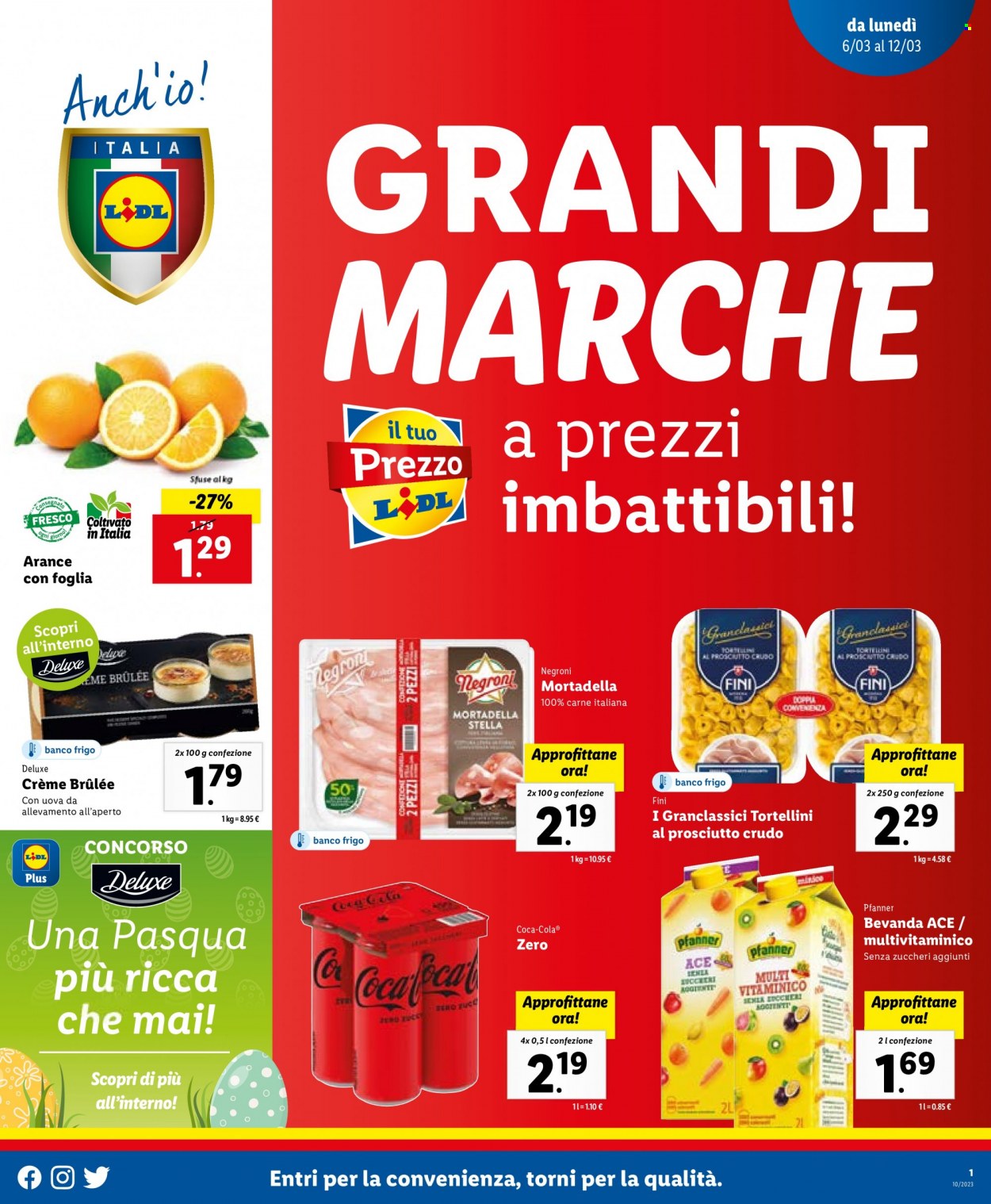 Volantino Lidl - 6/3/2023 - 12/3/2023. Pagina 1