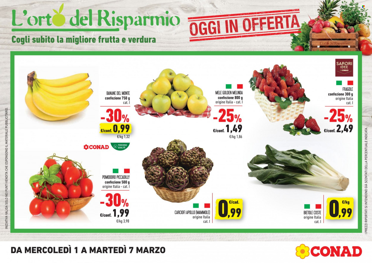 Leták Conad - 1.3.2023 - 7.3.2023. Strana 1