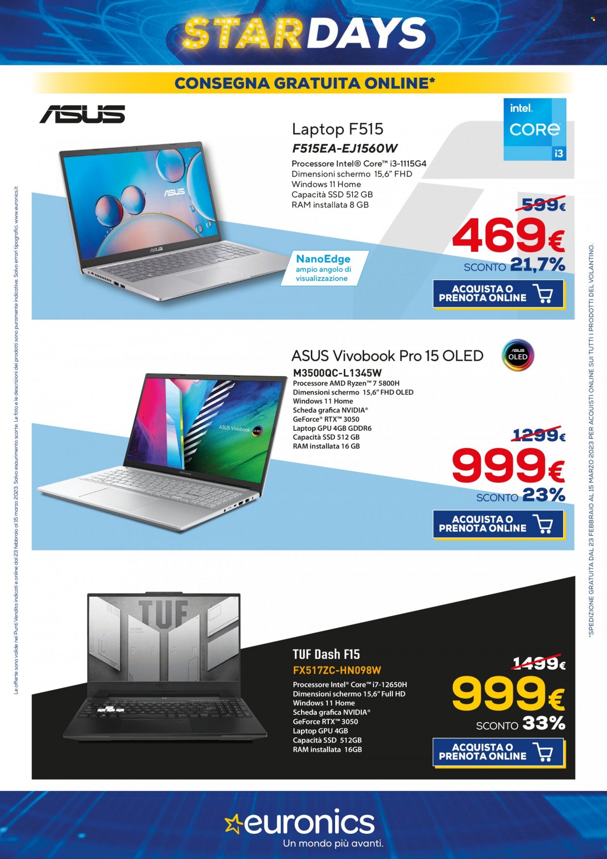 Volantino Euronics - 23/2/2023 - 15/3/2023. Pagina 5