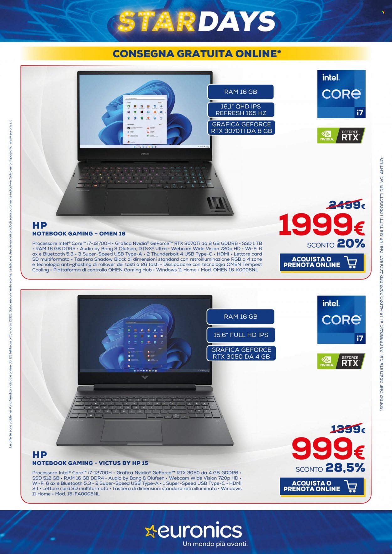 Volantino Euronics - 23/2/2023 - 15/3/2023. Pagina 13