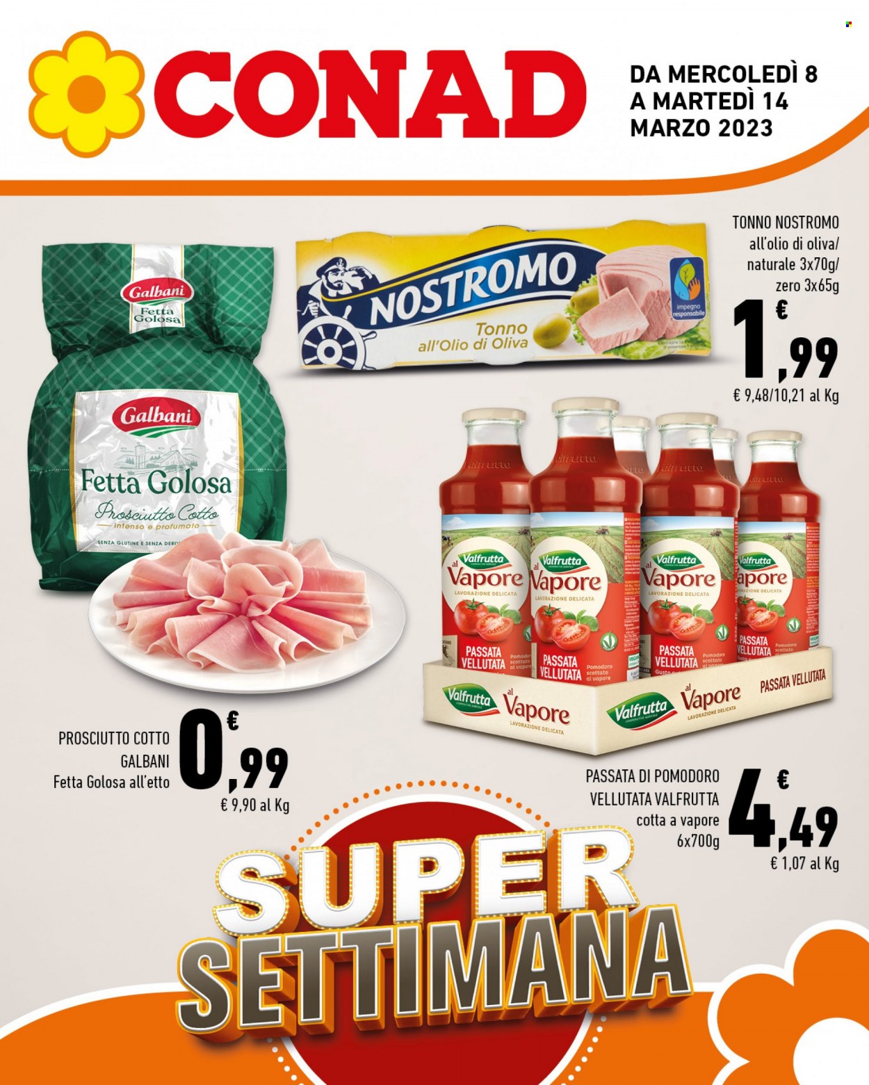 Volantino Conad - 8/3/2023 - 14/3/2023. Pagina 1