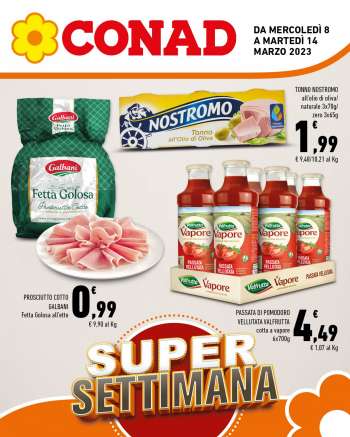 Volantino Conad - 8/3/2023 - 14/3/2023.